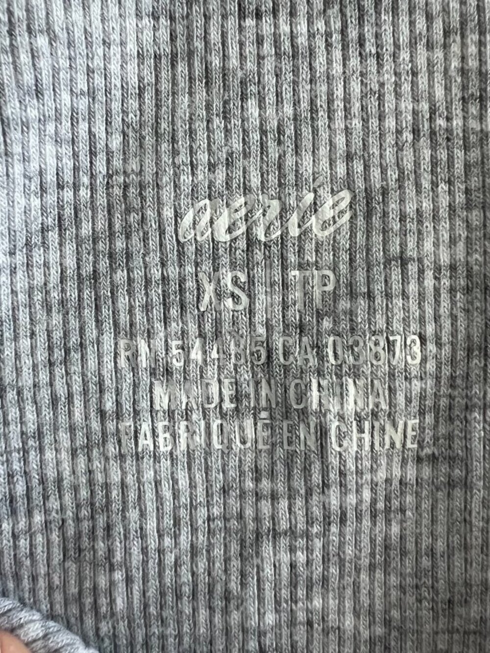 Aerie Ribbed Henley Tank Bundle | XS | Grey & White - Picture 3 of 5